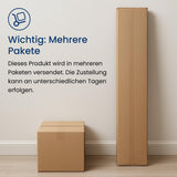 Kleiderschrank mit 1 Tür, 1 Kleiderstange und 2 Einlegeböden, Garderobenschrank 45 cm breit Schrank schmal matte Oberfläche, aus laminierter Platte, ideal für Schlafzimmer, Wohnzimmer, Flur