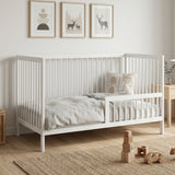 Kids Collective Babybett Kinderbett Gitterbett mit Rausfallschutz Baby Bett | stabiles Buchenholz | Juniorbett | made in Europe | Kinderzimmer Jugendzimmer Möbel | 60x120 & 70x140 cm