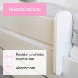 Kids Collective Kinderbett 70x140 / 80x160 Komplett Set inkl. Matratze, Lattenrost, Schublade & Rausfallschutz | Einzelbett für Kinder von 2 – 10 Jahren | weiß mit wählbarem Motiv