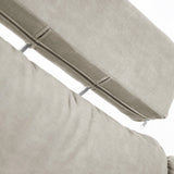 Home Collective Ecksofa Sofa Couch Wohnlandschaft ausziehbar inkl. Bettkasten Schlafsofa Gästebett 250x200 cm L-Form | weicher Stoff & Bonnell-Federkern | verstellbare Kopfstützen