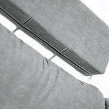 Home Collective Ecksofa Sofa Couch Wohnlandschaft ausziehbar inkl. Bettkasten Schlafsofa Gästebett 250x200 cm L-Form | weicher Stoff & Bonnell-Federkern | verstellbare Kopfstützen
