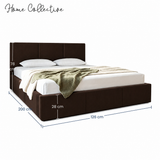 Home Collective Bett Doppelbett Polsterbett Bettgestell mit Lattenrost & Stauraum 120x200 140x200 160x200 180x200 cm mit Bettkasten, Kopfteil mit 3 Paneelen | weicher Samt