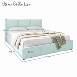 Home Collective Bett Doppelbett Polsterbett Bettgestell mit Lattenrost & Stauraum 120x200 140x200 160x200 180x200 cm mit Bettkasten, Kopfteil mit 3 Paneelen | weicher Samt