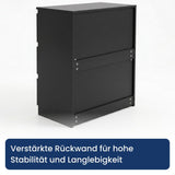 Home Collective Kommode Sideboard mit 3-6 Schubladen | Schubladenkommode Kommodenschrank Anrichte Schrank | Schlafzimmer Jugendzimmer Flur Möbel | modernes griffloses Design