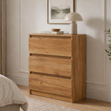 Home Collective Kommode Sideboard mit 3-6 Schubladen | Schubladenkommode Kommodenschrank Anrichte Schrank | Schlafzimmer Jugendzimmer Flur Möbel | modernes griffloses Design