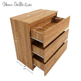 Home Collective Kommode Sideboard mit 3-6 Schubladen | Schubladenkommode Kommodenschrank Anrichte Schrank | Schlafzimmer Jugendzimmer Flur Möbel | modernes griffloses Design