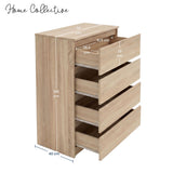 Home Collective Kommode Sideboard mit 3-6 Schubladen | Schubladenkommode Kommodenschrank Anrichte Schrank | Schlafzimmer Jugendzimmer Flur Möbel | modernes griffloses Design