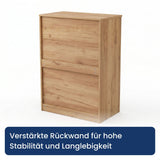 Home Collective Kommode Sideboard mit 3-6 Schubladen | Schubladenkommode Kommodenschrank Anrichte Schrank | Schlafzimmer Jugendzimmer Flur Möbel | modernes griffloses Design