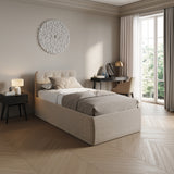 Home Collective Polsterbett 100x200 | 120x200 | 140x200 | 160x200 | 180x200 | 200x200 Doppelbett Bett mit verstellbarem Lattenrost & Stauraum, wählbare Matratze (Federkern H2 / Kaltschaum H3)