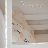 B-STOCK : Lit mezzanine / lit superposé 90x200 cm avec lit gigogne et deux tiroirs 