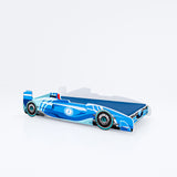 Lit auto lit enfant lit enfant 80x160 avec protection antichute et matelas (en option) | Lit de jeu pour enfants voiture de sport voiture de sport voiture de course en rouge, bleu ou noir