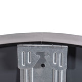 Spiegel 60x60 | 70x70 | 80x80 cm rund wandmontiert mit Metallrahmen schwarz oder gold | in 3 Größen für Bad, Flur, Wohnzimmer, Esszimmer oder Schminkspiegel