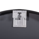 Spiegel 60x60 | 70x70 | 80x80 cm rund wandmontiert mit Metallrahmen schwarz oder gold | in 3 Größen für Bad, Flur, Wohnzimmer, Esszimmer oder Schminkspiegel