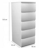 Kommode mit Schubladen, Schlafzimmer Flur Nachttisch, Schrank, Sideboard, Highboard