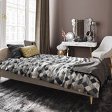 Lit rembourré 90x200 | 120x200 | 140x200 | 160x200 | 180x200 | Lit simple 200x200 cm lit double avec dossier pour chambre, chambre d'adolescent, chambre d'amis sans sommier à lattes, en 5 coloris