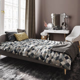 Lit rembourré 90x200 | 120x200 | 140x200 | 160x200 | 180x200 | Lit simple 200x200 cm lit double avec dossier pour chambre, chambre d'adolescent, chambre d'amis sans sommier à lattes, en 5 coloris