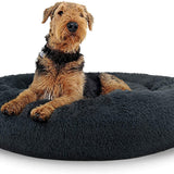 Rutschfestes Plüschbett mit Seitenwänden, 100 % Weiche Polypropylen-Vliesfüllung, Klein, Hundebett, Katzenbett