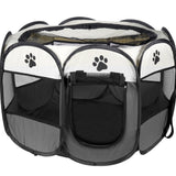 Parc pour animaux de compagnie pliable, Portable, respirant, avec fenêtre en maille, pour intérieur et extérieur, parc pour chiots