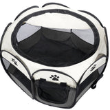 Parc pour animaux de compagnie pliable, Portable, respirant, avec fenêtre en maille, pour intérieur et extérieur, parc pour chiots