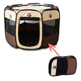 Parc pour animaux de compagnie pliable, Portable, respirant, avec fenêtre en maille, pour intérieur et extérieur, parc pour chiots
