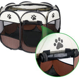Parc pour animaux de compagnie pliable, Portable, respirant, avec fenêtre en maille, pour intérieur et extérieur, parc pour chiots
