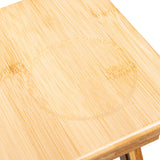 Table d'ordinateur portable en bambou, table pour ordinateur portable pliable, réglable en hauteur, multifonctionnelle, table de lit pour lire ou petit-déjeuner, table à dessin, ventilée
