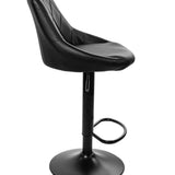 Barhocker Küchenhocker mit Rückenlehne, Fußstütze, höhenverstellbar, 360°-Drehstuhl, Tresenhocker Barstuhl 120 kg belastbar, Samt oder Kunstleder