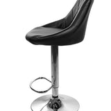 Barhocker Küchenhocker mit Rückenlehne, Fußstütze, höhenverstellbar, 360°-Drehstuhl, Tresenhocker Barstuhl 120 kg belastbar, Samt oder Kunstleder