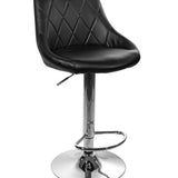 Barhocker Küchenhocker mit Rückenlehne, Fußstütze, höhenverstellbar, 360°-Drehstuhl, Tresenhocker Barstuhl 120 kg belastbar, Samt oder Kunstleder