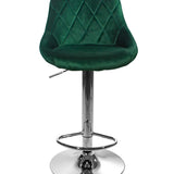 Barhocker Küchenhocker mit Rückenlehne, Fußstütze, höhenverstellbar, 360°-Drehstuhl, Tresenhocker Barstuhl 120 kg belastbar, Samt oder Kunstleder