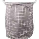 Wäschekorb mit Griffen Faltbar, Spielzeugaufbewahrung, Wäschesack, 80 l Fassungsvermögen, wasserdichte Innenwände, 40 x 40 x 55 cm