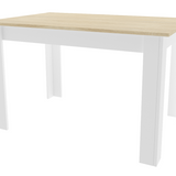 Table de salle à manger, table de cuisine, plateau en bois, table à manger, épaisseur 18 mm, cuisine et salon