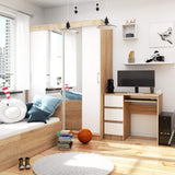 Bureau d'ordinateur, table de bureau, avec étagère pour clavier extensible, 90 x 50 x 77 cm, plateau en stratifié résistant à l'abrasion de 16 mm d'épaisseur avec bord en ABS