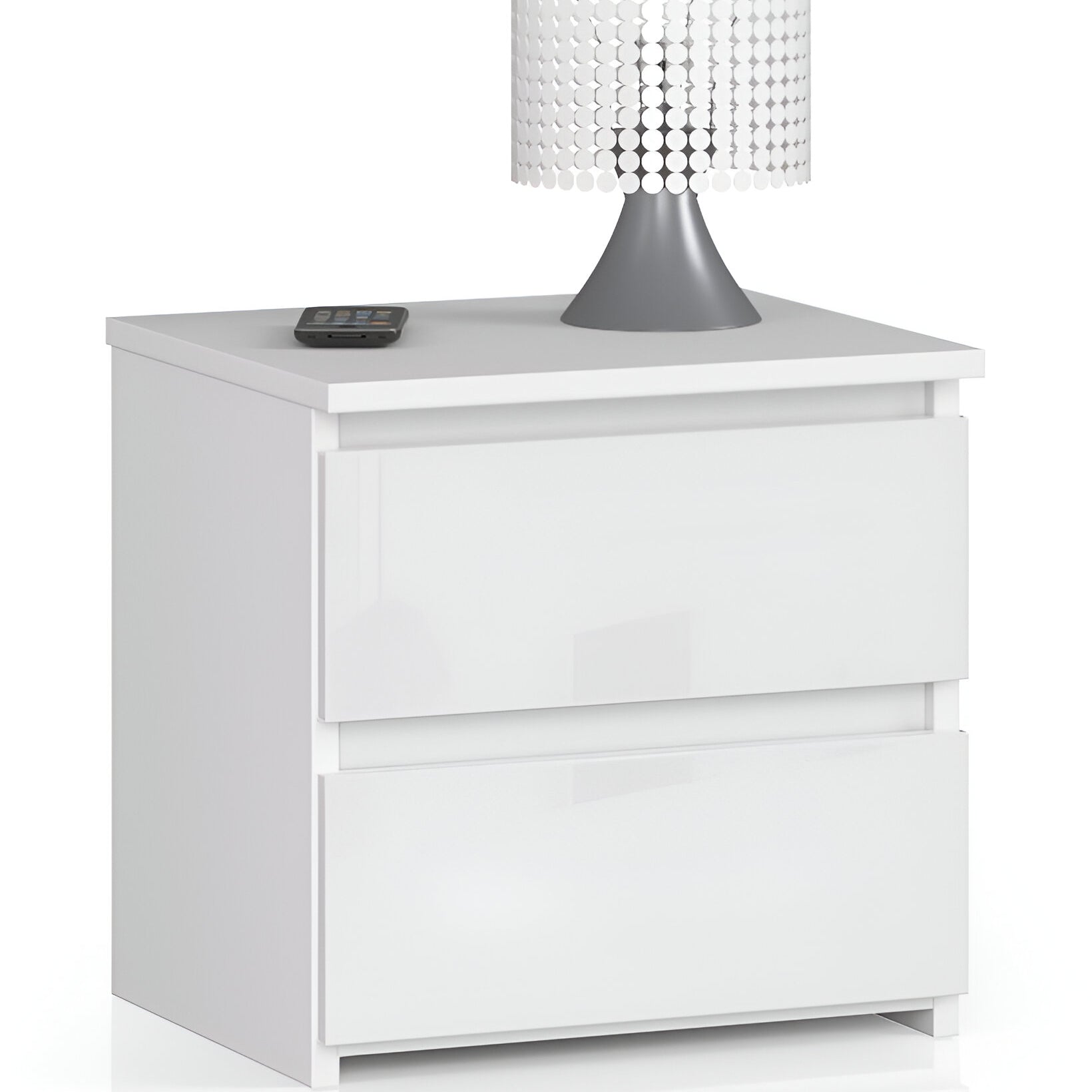 Commode avec deux tiroirs de 40 cm de hauteur et 40 cm de largeur, séjour, chambre, couloir, placard, buffet, buffet haut, beaucoup d'espace de rangement.
