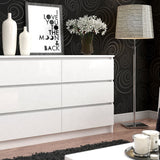 Kommode 140cm breit, Schlafzimmer und Wohnzimmer, vielseitig einsetzbar für Flur und Kinderzimmer