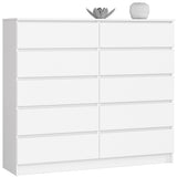 Kommode 140cm breit, Schlafzimmer und Wohnzimmer, vielseitig einsetzbar für Flur und Kinderzimmer