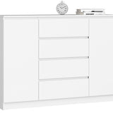 Kommode 140cm breit, Schlafzimmer und Wohnzimmer, vielseitig einsetzbar für Flur und Kinderzimmer