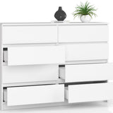 Kommode 140cm breit, Schlafzimmer und Wohnzimmer, vielseitig einsetzbar für Flur und Kinderzimmer