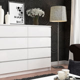 Kommode 140cm breit, Schlafzimmer und Wohnzimmer, vielseitig einsetzbar für Flur und Kinderzimmer