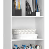 Armoire bureau étagère bibliothèque étagère blanc 60cm de large 180cm de haut