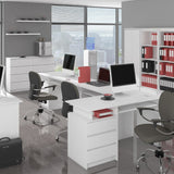 Armoire bureau étagère bibliothèque étagère blanc 60cm de large 180cm de haut