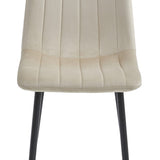Ensemble de 1, 2 ou 4 chaises tapissées, chaises de salle à manger, chaises de salon, tapissées, disponible en plusieurs coloris