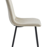 Ensemble de 1, 2 ou 4 chaises tapissées, chaises de salle à manger, chaises de salon, tapissées, disponible en plusieurs coloris