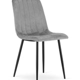 Ensemble de 1, 2 ou 4 chaises tapissées, chaises de salle à manger, chaises de salon, tapissées, disponible en plusieurs coloris