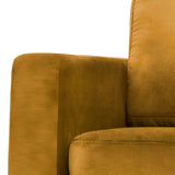 2-Sitzer, 3-Sitzer, Ecksofa Rechts oder Links, Couch, mit schwarzen Metallbeinen und modischem Veloursbezug