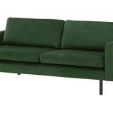 2-Sitzer, 3-Sitzer, Ecksofa Rechts oder Links, Couch, mit schwarzen Metallbeinen und modischem Veloursbezug