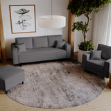 3-Sitzer Sofa Dreisitzer Schlafsofa, 3er Sofa mit schwarzen Holzbeinen und modischem Cordbezug