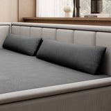 Canapé &amp; Daybed 3 places Canapé-lit 3 places avec 2 coussins décoratifs et rangements, gauche ou droite