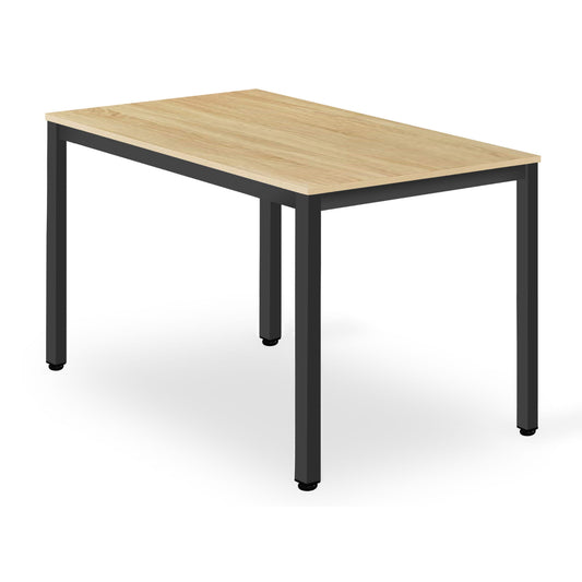 Esstisch Esszimmertisch quadratisch Holztisch Küchentisch Modern 120 x 60 x 75 cm, 18 mm Dicke, Spanplatte, MDF-Holz Esszimmer Küche Wohnzimmer mit Metallbeinen