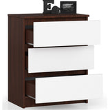 Kommode mit drei Schubladen 60 cm breit, Wohnzimmer, Schlafzimmer, Flur, Schrank, Sideboard, Highboard, viel Stauraum